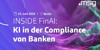 INSIDE FinAI: KI in der Compliance von Banken – aber sicher